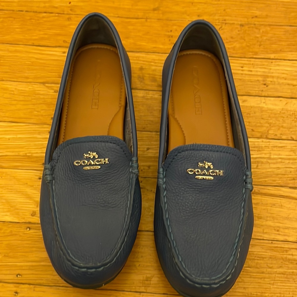 Blue Coach Mary Lock Up shoes 6.5B